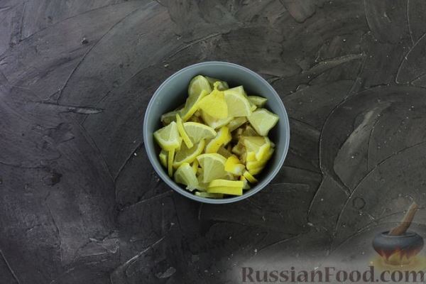 Кабачковое варенье с лимоном, имбирём и корицей